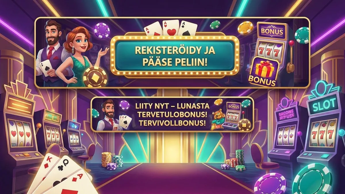 Rekisteröidy bonuksella
